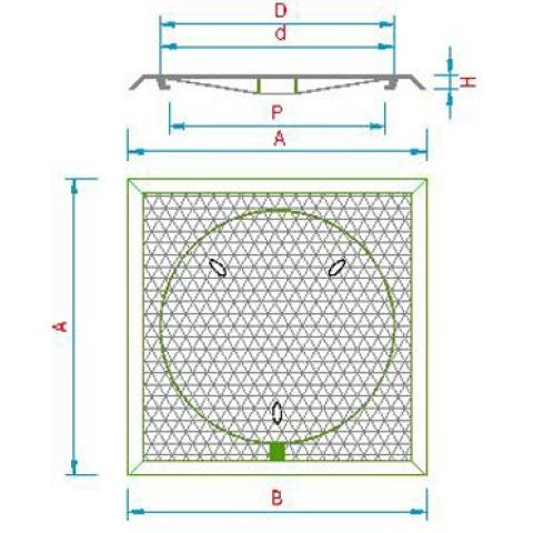 Bộ nắp hố ga TP-KVDNT-05